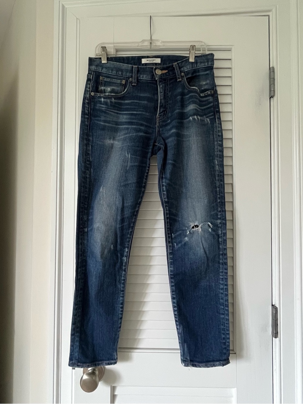 MOUSSY Vintage Distressed Cropped Skinny Jeans